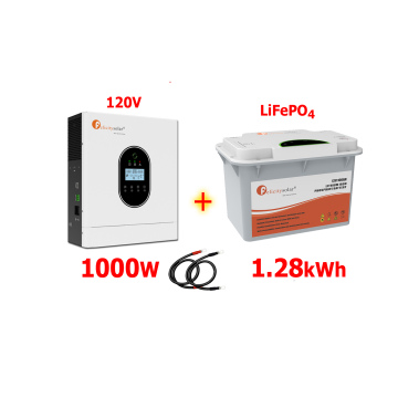 Respaldo Felicity Solar 1000W con baterías de Litio 1280Wh