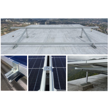 Estructura para 02 paneles solares. Techo de Losa