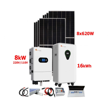 Kit Solar 8kW Felicity Solar con batería de  LITIO de 16kWh y 4960W en Paneles Solares 