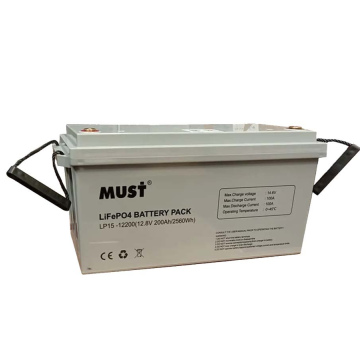 Batería de LITIO Must 12V-200Ah (2560Wh)
