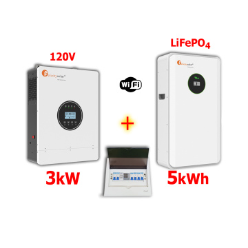 Respaldo Eléctrico 3kW Felicity Solar con batería de  LITIO de 5kWh