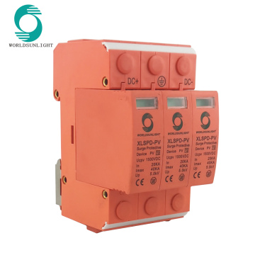 Supresor de Voltaje DC SPD  3P 1000V para Paneles Solares