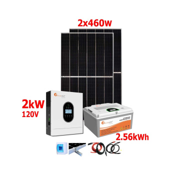Kit Solar Felicity Solar 2000W con banco de baterías de Litio 2560Wh y 1180W en paneles solares 