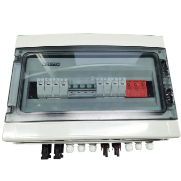Tablero, Combiner Box, para 04 Strings de Paneles Solares 550V DC